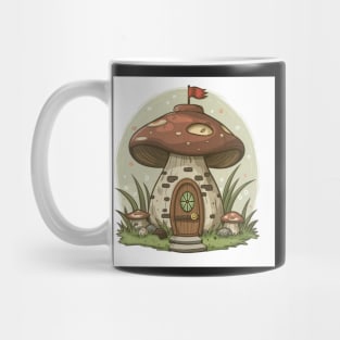 Red Mushroom Cottage Mug